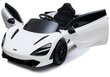 Ühekohaline laste elektriauto McLaren 720S, valge hind ja info | Laste elektriautod | hansapost.ee