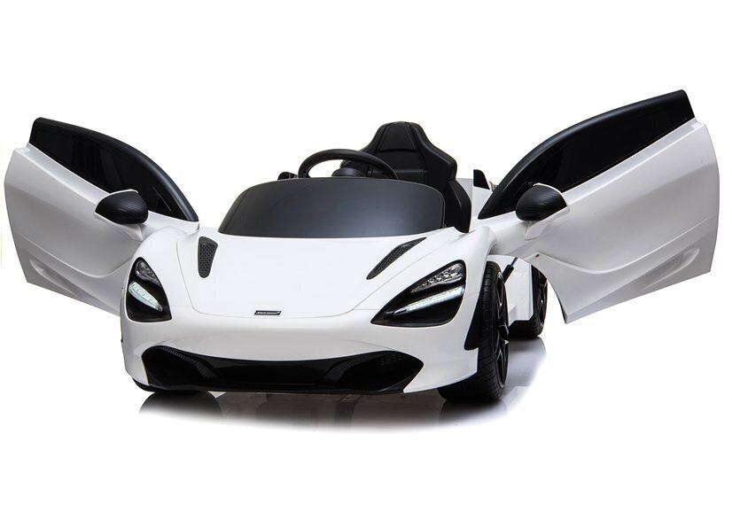 Ühekohaline laste elektriauto McLaren 720S, valge hind ja info | Laste elektriautod | hansapost.ee