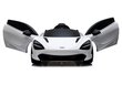 Ühekohaline laste elektriauto McLaren 720S, valge цена и информация | Laste elektriautod | hansapost.ee