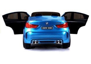 Одноместный детский электромобиль BMW X6M, синий цена и информация | Электромобили для детей | hansapost.ee