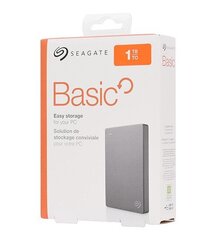 Väline kõvaketas Seagate Basic (1 TB) hind ja info | Seagate Mälupulgad ja kõvakettad | hansapost.ee