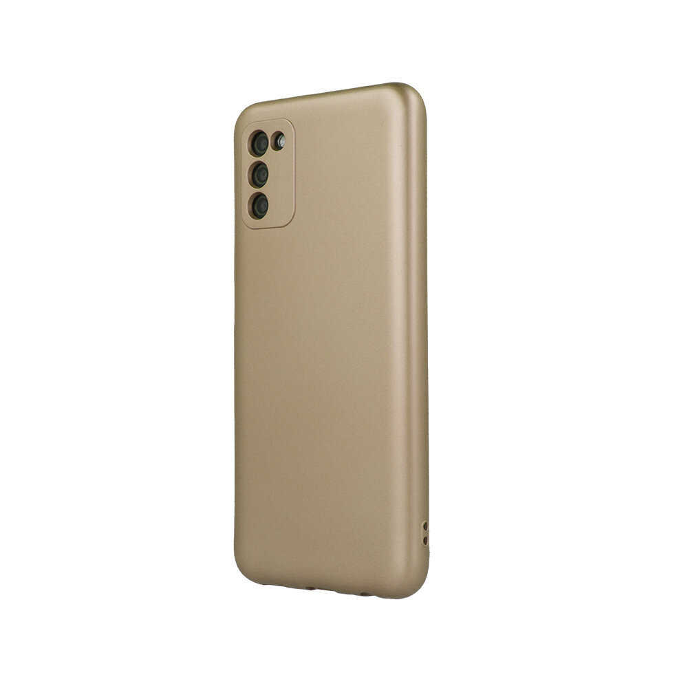 Telefoniümbris Metallic case for Samsung Galaxy M53 5G, kuldne цена и информация | Telefonide kaitsekaaned ja -ümbrised | hansapost.ee