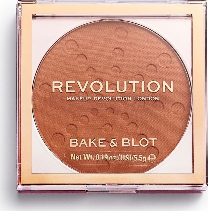 Kompaktpuuder Makeup Revolution Bake&Blot Pressed powder Orange, 5.5 g цена и информация | Jumestuskreemid ja puudrid | hansapost.ee