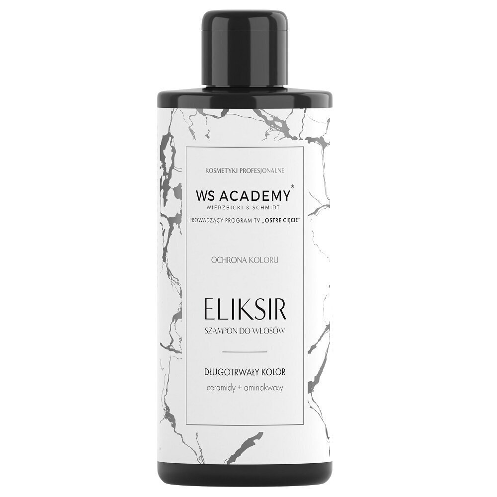 Palsam šampoon värvitud ja pleegitatud juustele WS Academy Elixir, 250ml hind ja info | Šampoonid | hansapost.ee