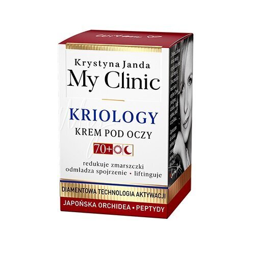 Silmaümbruskreem 70+ Japanese Orchid and Peptides Krystyna Janda My Clinic Criology, 15ml hind ja info | Silmakreemid ja seerumid | hansapost.ee