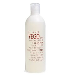 Dušigeel ja juuksešampoon Red Cedar Ziaja Yego, 400ml цена и информация | Масла, гели для душа | hansapost.ee