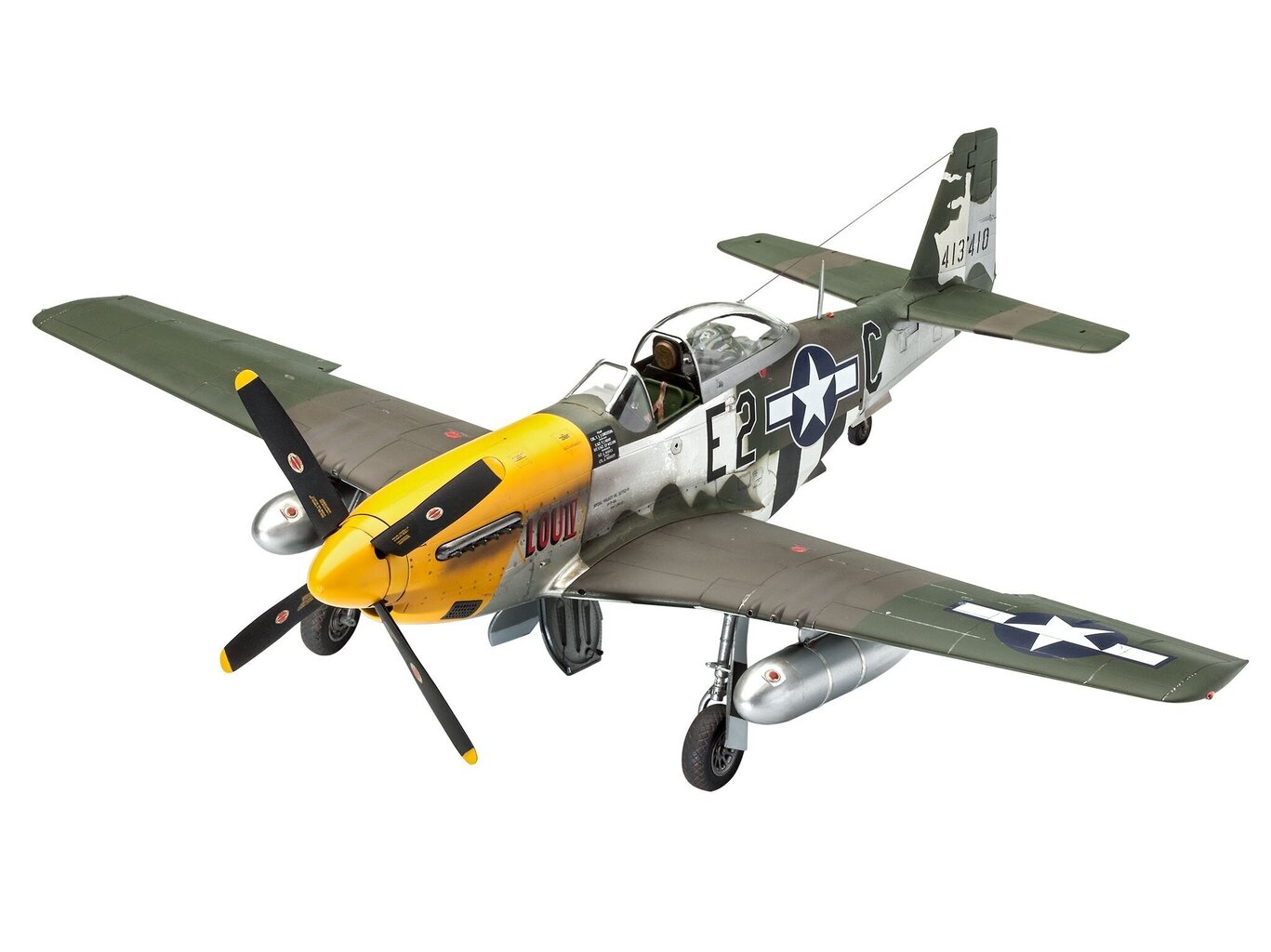 Revell - P-51D Mustang, 1/32, 03944 hind ja info | Klotsid ja konstruktorid | hansapost.ee