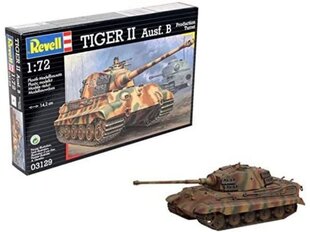 Сборная пластиковая модель Revell - Tiger II Ausf. B Production Turret, 1/72, 03129 цена и информация | Revell Товары для детей и младенцев | hansapost.ee