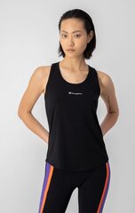 Женская тренировочная рубашка Champion, черная цена и информация | Спортивная одежда для женщин | hansapost.ee