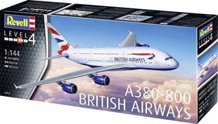 Revell - A380-800 British Airways, 1/144, 03922 цена и информация | Конструкторы и кубики | hansapost.ee