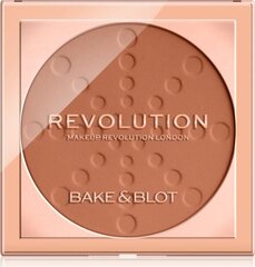 Компактная пудра Revolution Bake & Blot Compact Powder Deep Dark, 5,5 г цена и информация | Пудры, базы под макияж | hansapost.ee