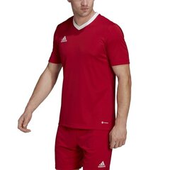Спортивная футболка мужская Adidas Entrada 22 M H61736, красная цена и информация | Мужская спортивная одежда | hansapost.ee