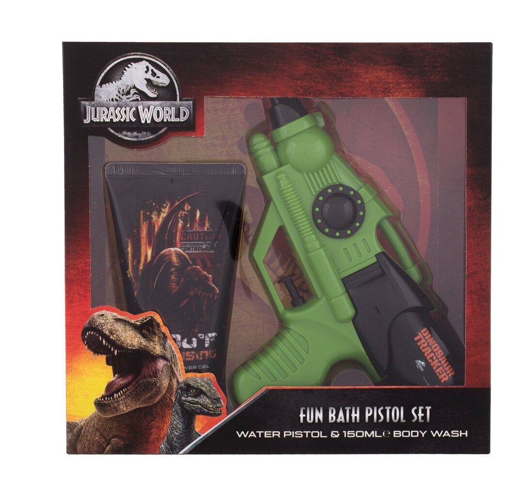 Vannikomplekt lastele Universal Jurassic World: dušigeel 150 ml + veepüss цена и информация | Dušigeelid, õlid | hansapost.ee