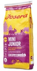 Josera от 3 недельного возраста MiniJunior, 15 кг цена и информация | Сухой корм для собак | hansapost.ee