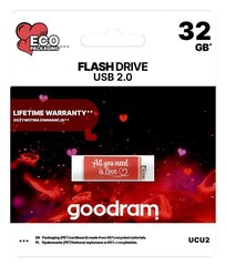 GoodRam Pendrive CUBE 32GB USB2.0 hind ja info | Mälupulgad | hansapost.ee
