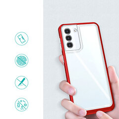 Clear 3in1, Samsung Galaxy S23, punane hind ja info | Telefonide kaitsekaaned ja -ümbrised | hansapost.ee