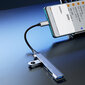 Dudao HUB 4in1 USB-C - 4x USB-A (3 x USB2.0 / USB3.0) 6.3cm (A16T) цена и информация | USB adapterid ja jagajad | hansapost.ee