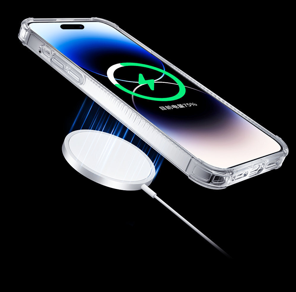 Kingxbar PQY Go Out iPhone 14 MagSafe, must hind ja info | Telefonide kaitsekaaned ja -ümbrised | hansapost.ee