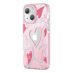 Kingxbar Heart Star iPhone 14 Plus, roosa hind ja info | Telefonide kaitsekaaned ja -ümbrised | hansapost.ee