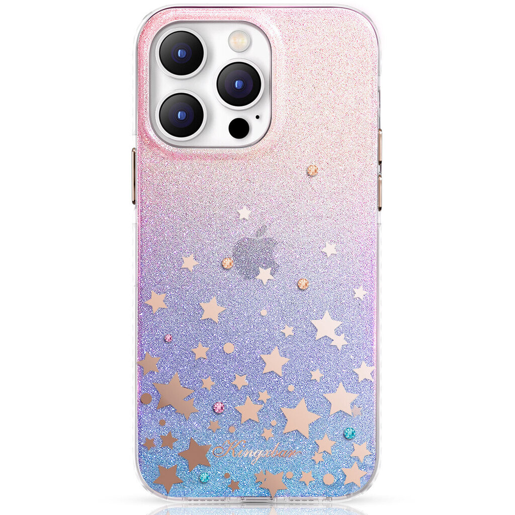 Kingxbar Heart Star iPhone 14 Plus, roosa цена и информация | Telefonide kaitsekaaned ja -ümbrised | hansapost.ee