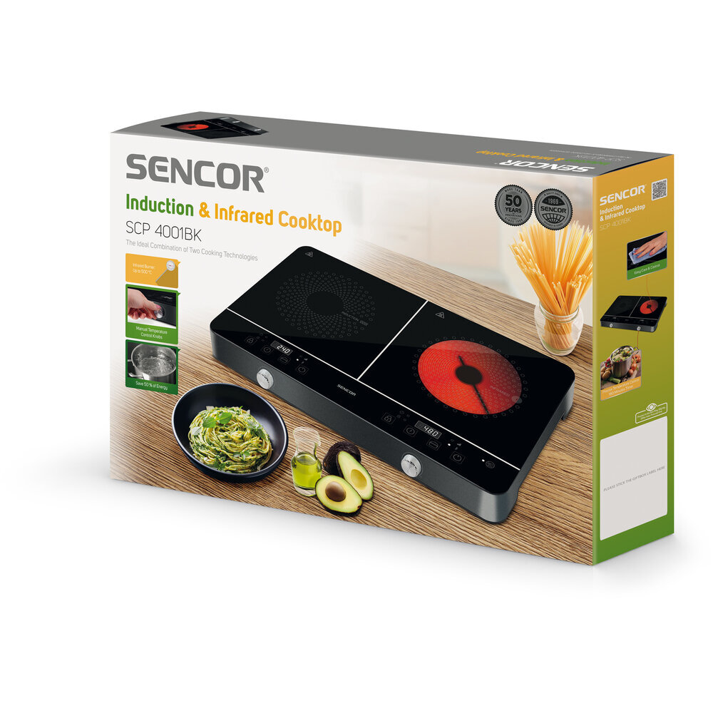 Sencor SCP 4001BK hind ja info | Pliidiplaadid | hansapost.ee