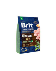 Kuivtoit koertele BRIT Premium By Nature Junior Extra Large XL 3 kg hind ja info | Koerte kuivtoit ja krõbinad | hansapost.ee