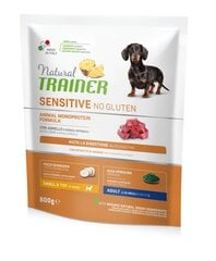 Natural trainer sensitive no gluten adult mini lamb - безглютеновый сухой корм с ягненком для взрослых собак мелких пород с чувствительным пищеварением 800 g цена и информация | Сухой корм для собак | hansapost.ee