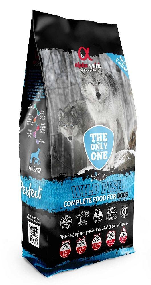 Alpha Spirit Wild Fish koeratoit kalaga, 12kg hind ja info | Koerte kuivtoit ja krõbinad | hansapost.ee