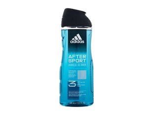 Dušigeel meestele Adidas After Sport 3in1, 400 ml hind ja info | Adidas Kehahooldustooted | hansapost.ee
