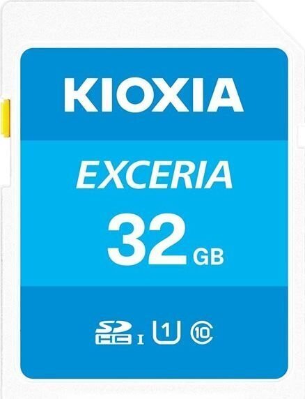 Kioxia LNEX1L032GG4 SDXC 32GB UHS-I/LNEX1L032GG4 hind ja info | Fotoaparaatide mälukaardid | hansapost.ee