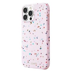 Telefoniümbris Uniq etui Coehl Terrazzo iPhone 13 Pro / 13 6,1", roosa hind ja info | Telefonide kaitsekaaned ja -ümbrised | hansapost.ee