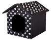 Maja-pesa Hobbydog R2 käpad, 44x38x45 cm, must цена и информация | Pesad, asemed | hansapost.ee