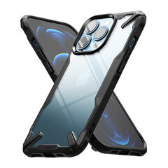 Telefoniümbris Ringke Fusion X durable PC Case with Tpu Bumper for iPhone 13 Pro Max, must hind ja info | Telefonide kaitsekaaned ja -ümbrised | hansapost.ee
