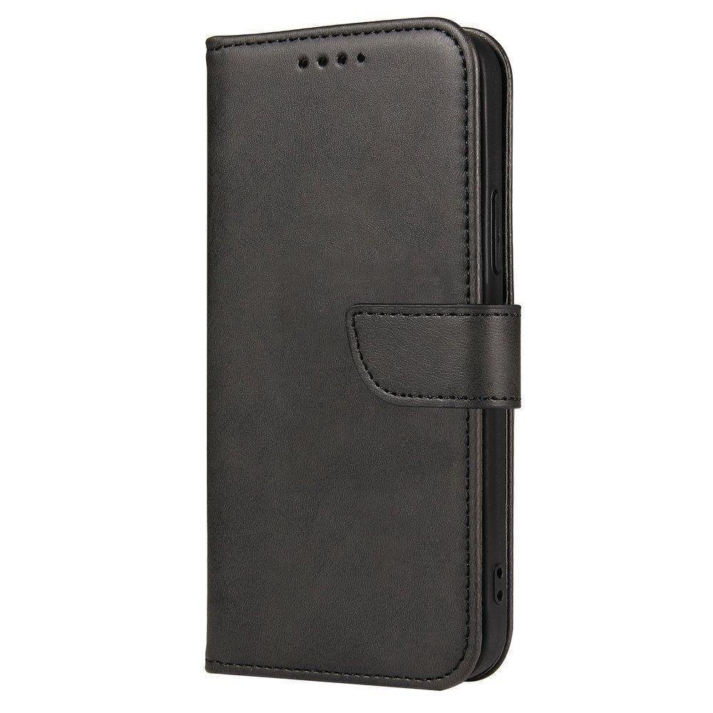 Telefoniümbris Magnet Case Elegant Case Cover Flip Cover for Xiaomi Redmi Note 11 Pro + 5G / 11 Pro 5G / 11 Pro, must цена и информация | Telefonide kaitsekaaned ja -ümbrised | hansapost.ee