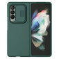 Telefoniümbris Nillkin CamShield Silky Silicone Case Cover with Camera Cover for Samsung Galaxy Z Fold 3, roheline hind ja info | Telefonide kaitsekaaned ja -ümbrised | hansapost.ee