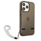 Telefoniümbris Guess GUHCP13XHTSGSK iPhone 13 Pro Max 6,7", must цена и информация | Telefonide kaitsekaaned ja -ümbrised | hansapost.ee