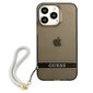 Telefoniümbris Guess GUHCP13XHTSGSK iPhone 13 Pro Max 6,7", must цена и информация | Telefonide kaitsekaaned ja -ümbrised | hansapost.ee