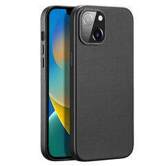 Telefoniümbris Dux Ducis Grit Leather Case for iPhone 14 Elegant Faux Leather Cover (MagSafe Compatible), must hind ja info | Telefonide kaitsekaaned ja -ümbrised | hansapost.ee