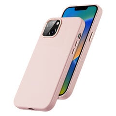 Telefoniümbris Dux Ducis Grit Leather Case for iPhone 14 Elegant Faux Leather Cover (MagSafe Compatible), roosa hind ja info | Telefonide kaitsekaaned ja -ümbrised | hansapost.ee