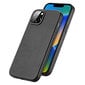 Telefoniümbris Dux Ducis Grit Leather Case for iPhone 14 Plus Elegant Faux Leather Cover (MagSafe Compatible), must hind ja info | Telefonide kaitsekaaned ja -ümbrised | hansapost.ee