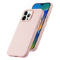 Telefoniümbris Dux Ducis Grit Leather Case for iPhone 14 Pro Elegant Faux Leather Cover (MagSafe Compatible), roosa hind ja info | Telefonide kaitsekaaned ja -ümbrised | hansapost.ee