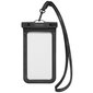 Telefoniümbris Spigen A601 Universaalne veekindel kott, must цена и информация | Telefonide kaitsekaaned ja -ümbrised | hansapost.ee