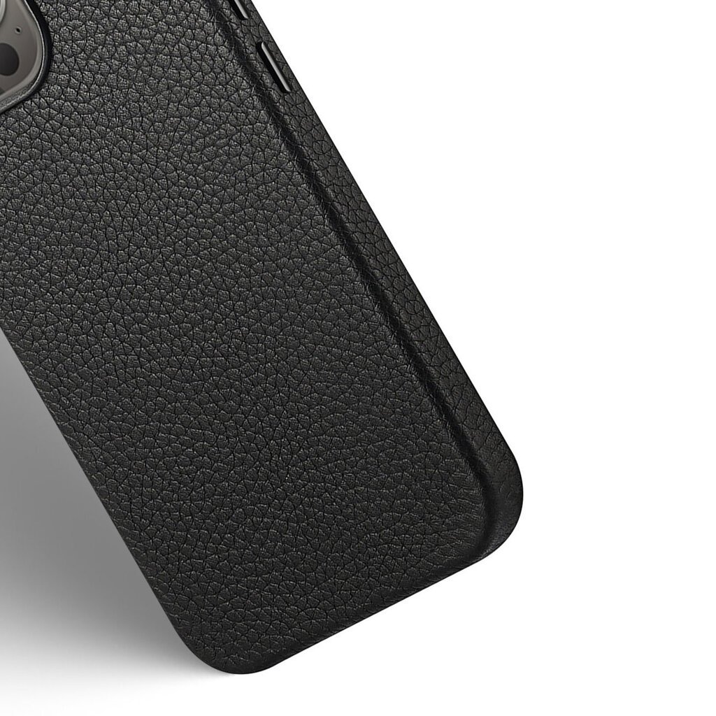 Telefoniümbris Dux Ducis Roma leather case for iPhone 13 Pro elegant genuine leather, must цена и информация | Telefonide kaitsekaaned ja -ümbrised | hansapost.ee