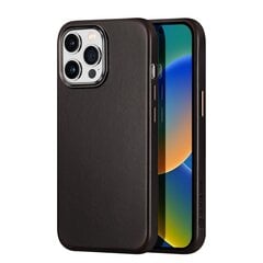 Telefoniümbris Dux Ducis Naples case for iPhone 14 Pro leather cover (MagSafe compatible), pruun hind ja info | Telefonide kaitsekaaned ja -ümbrised | hansapost.ee