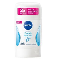 Pulkdeodorant Nivea Fresh Natural, 50 ml hind ja info | Deodorandid | hansapost.ee