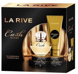 Komplekt La Rive Cash Woman naistele: parfüümvesi EDP, 90 ml + dušigeel, 100 ml hind ja info | La Rive Parfüümid, lõhnad ja kosmeetika | hansapost.ee