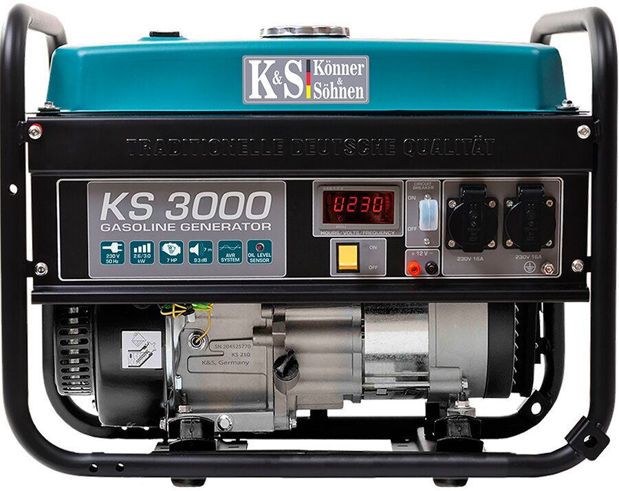 Bensiinigeneraator KS3000 hind ja info | Elektrigeneraatorid | hansapost.ee