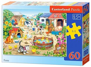 Puzzle 60 Farm 06663 hind ja info | Pusled lastele ja täiskasvanutele | hansapost.ee