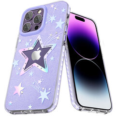 Kingxbar Heart Star для iPhone 14 Plus, фиолетовый цена и информация | Чехлы для телефонов | hansapost.ee
