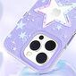 Kingxbar Heart Star iPhone 14 Plus, lilla hind ja info | Telefonide kaitsekaaned ja -ümbrised | hansapost.ee